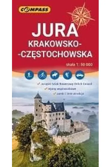 Jura Krakowsko-Cz�stochowska. Mapa turystyczna w skali 1:50 000