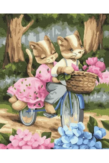Ideyka Malowanie po numerach - Romantyczna podr� 40x50cm