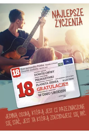 Armin Style Karnet Urodziny Osiemnastka