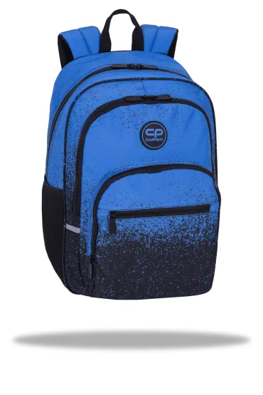 Plecak 44x31x18 cm 1 zamek 5 kieszeni Alfa Blue Dot CoolPack PATIO F155978