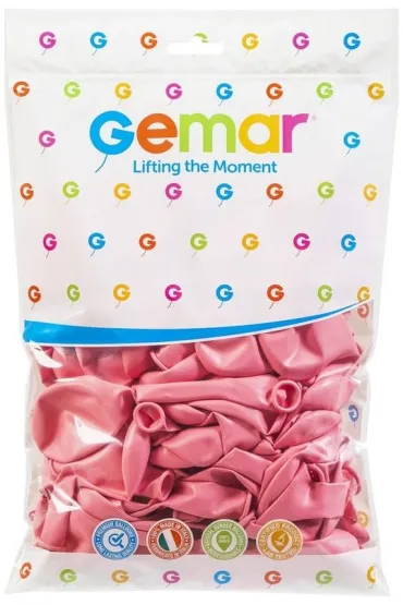 Gemar Balony pastelowe r�owe 100 szt.