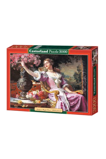 Puzzle 3000 el. Dama w r�owej sukni Castorland