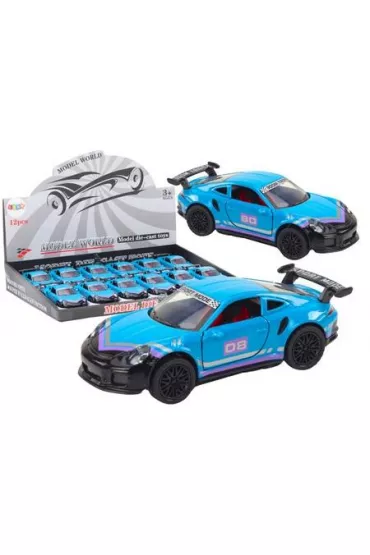 Auto sportowe 1:32 turkusowe LeanToys