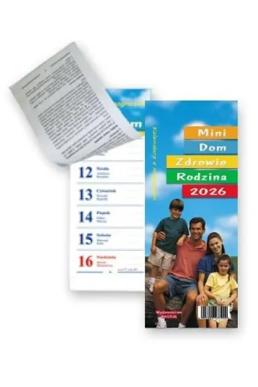 Kalendarz 2026 Mini Dom Zdrowie Rodzina