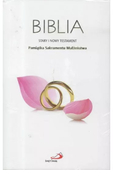 Biblia ST i NT. Pami�tka Sakramentu Ma��e�stwa