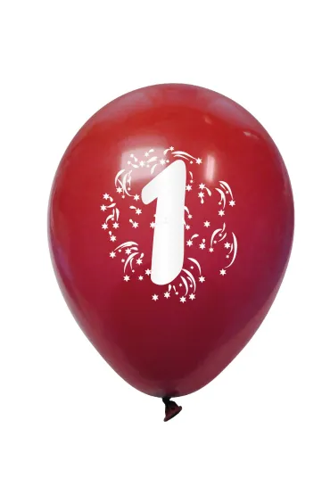 Arpex Balon dekoracyjny z nadrukiem cyferki 1 K7882