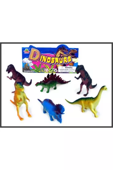 Dinozaur 12cm 6szt/opak