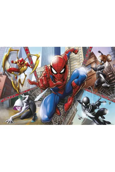 Puzzle 104 el. Maxi SuperColor. Spider-man Clementoni
