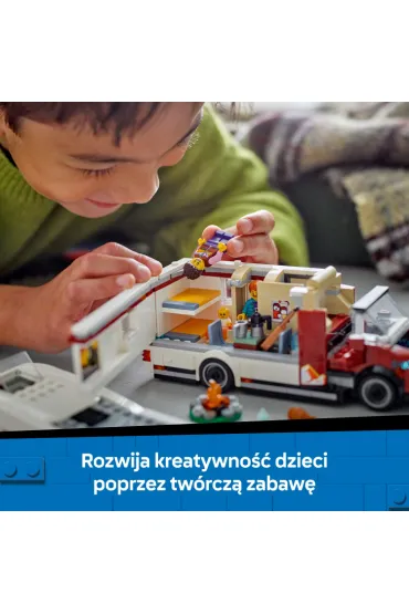 LEGO City Wakacyjny kamper pe�en przyg�d 60454