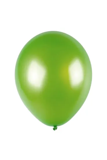 Balony metalizowane 12" jasnozielone 100 szt.