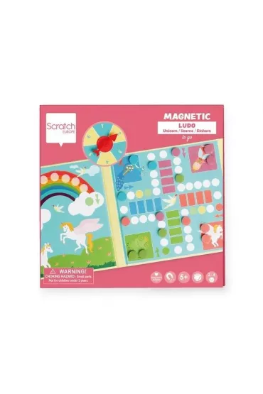 Gra magnetyczna Chi�czyk ze spinnerem Jednoro�ce Scratch