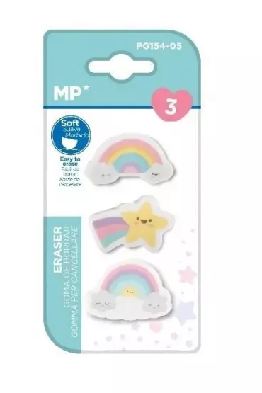 Mp Main Paper Gumka do �cierania T�cza 3 szt.