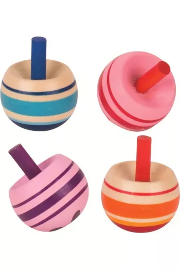 Drewniane mini b�czki w paski Goki