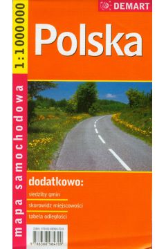 Polska mapa samochodowa