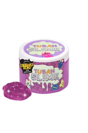 Tuban Super Slime brokat neon fioletowy 0,5 KG