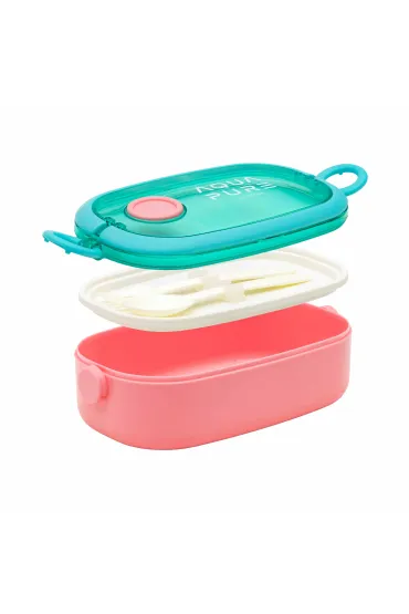 Pude�ko �niadaniowe Aqua Pure  sztu�ce r�owo/mi�towe ASTRA 511025057