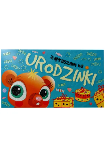 Zaproszenie urodzinowe dla dzieci 5 szt. - Urodz Dzieci