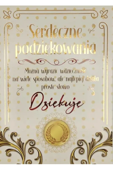 Yeku Karnet 3K Podzi�kowania