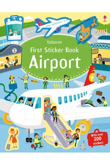 First Sticker Book. Airport wer. angielska - Sam Smith, Wesley  Robins