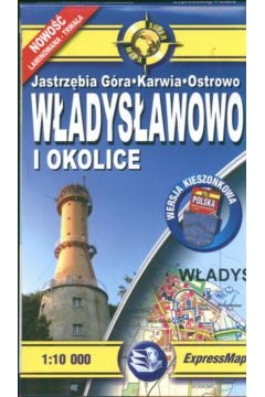 W�adys�awowo i okolice 1:10 000 Mapa turystyczna laminowana