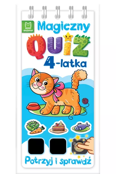 Magiczny quiz 4-latka. Potrzyj i sprawd�! - Sylwia  Kajdana