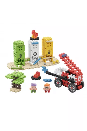 Mini Waffle City Klocki konstrukcyjne Mini Waffle 148el Akcja Stra�acka MARIOINEX 553121