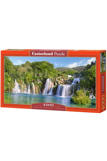 Puzzle 4000 el. Wodospady Krka, Chorwacja Castorland