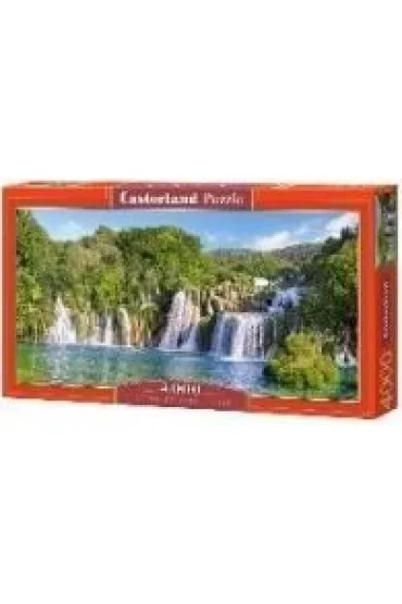 Puzzle 4000 el. Wodospady Krka, Chorwacja Castorland