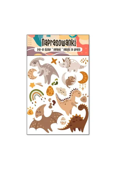 Cass film Naprasowanki Termo Naklejki na Ubrania Dinozaury