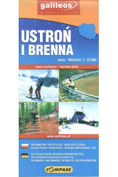 Ustro� i Brenna Mapa turystyczna 1:25 000