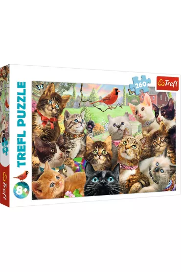 Puzzle 260 el. Kotki Trefl
