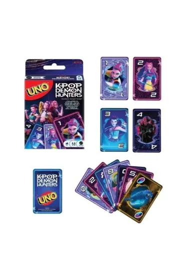 UNO KPop Demon Hunters Gra karciana Mattel