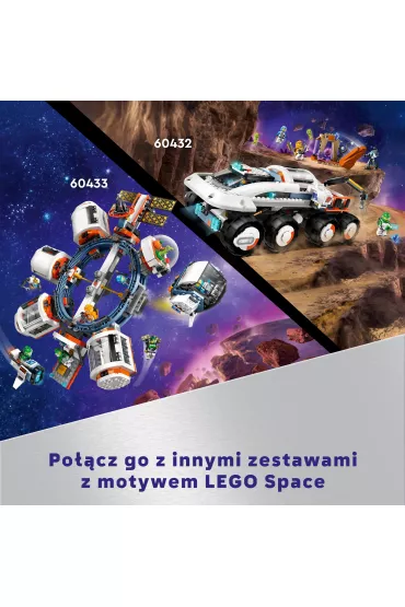 LEGO City Stacja kosmiczna i stanowisko startowe rakiety 60434