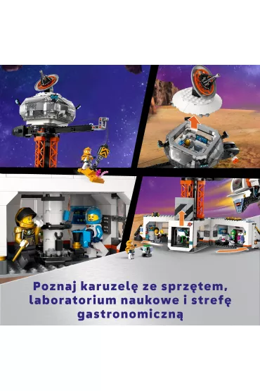 LEGO City Stacja kosmiczna i stanowisko startowe rakiety 60434
