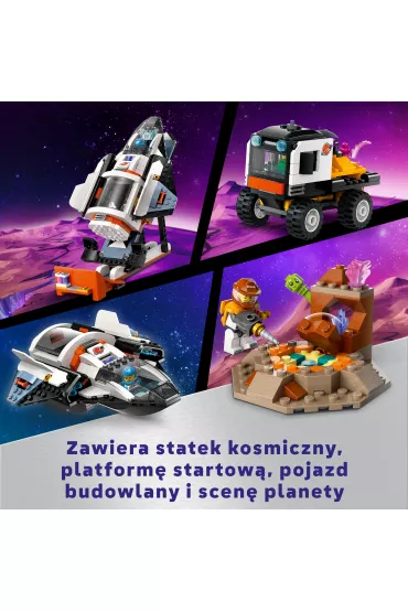 LEGO City Stacja kosmiczna i stanowisko startowe rakiety 60434