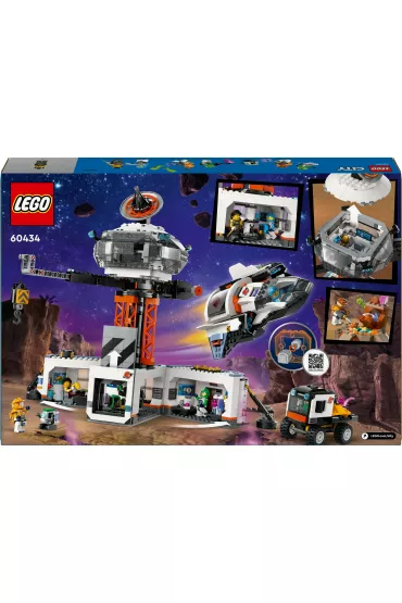 LEGO City Stacja kosmiczna i stanowisko startowe rakiety 60434
