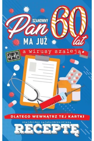Yeku Karnet Urodzinowy z recept� 60 JCX-051