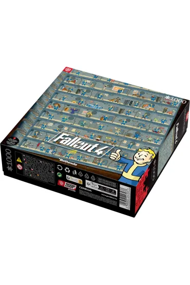Puzzle 1000 el. Fallout 4 Perk Poster Good Loot