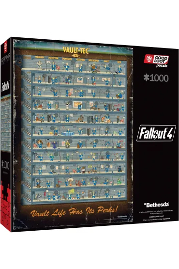 Puzzle 1000 el. Fallout 4 Perk Poster Good Loot