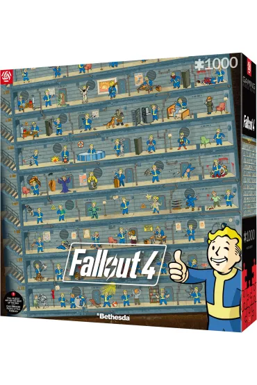 Puzzle 1000 el. Fallout 4 Perk Poster Good Loot