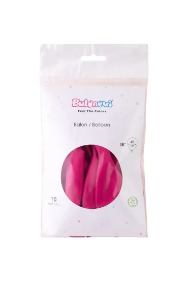 GoParty Balony lateksowe Pastel fuchsia 45cm 10 szt