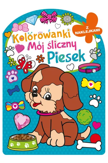M�j �liczny piesek. Kolorowanka z wykrojnikiem