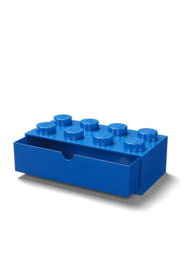 Szufladka na biurko klocek LEGO Brick 8 Niebieska