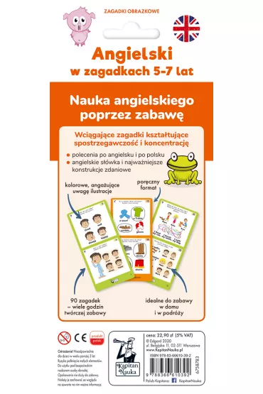 Kapitan Nauka. Angielski. Zagadki obrazkowe 5-7 lat - Filip  Depa