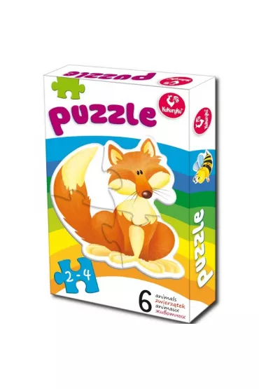 Puzzle 6w1 Zwierz�tka Kukuryku