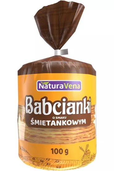 NaturaVena Wafelki Babcianki �mietankowe 100 g