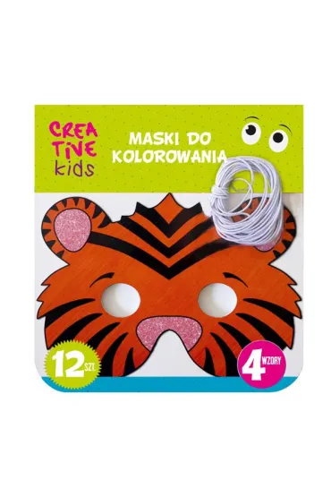 Maski do kolorowania 12 szt.