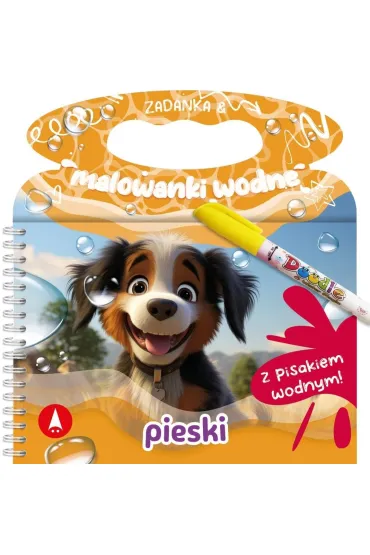 Malowanka 200X140 Zadanka & malowanki wodne. Pieski  PISAK SKRZAT 079852 - Wioleta �y�owska