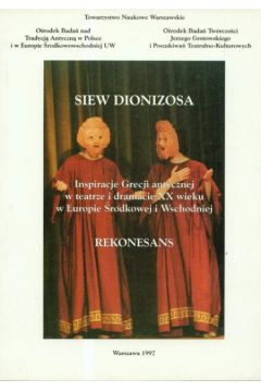 Siew Dionizosa - Axer Jerzy Osi�ski Zbigniew, Axer Jerzy Osi�ski Zbigniew red