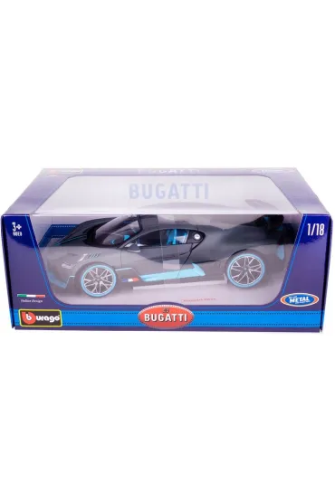 Bburago Model 1:18 Bugatti Divo Flat ciemoszary
